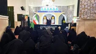 عزاداری بانوان اردو زبان در سوگ پیامبر (ص) و امام حسن (ع) در حرم رضوی