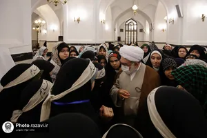 حضور تولیت آستان قدس رضوی در جمع معتکفین رمضانیه