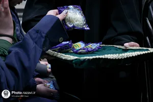 حضور خدام حرم مطهر رضوی در جمع دختران مرکز بهزیستی توس