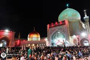 هیئت عزاداران استان هرمزگان در حسینیه حرم