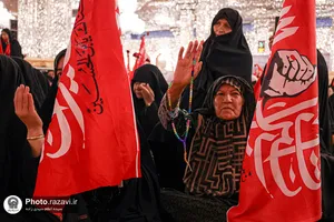 سوگواری زنان محله نوغان در سالروز شهادت امام هشتم علیه&zwnj;السلام