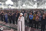 اقامه نماز مستحبی دهه اول ذی‌الحجه در بیش از ۲۰ نقطه حرم مطهر رضوی
