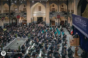 عزاداری روز عاشورای حسینی با حضور تولیت آستان قدس رضوی