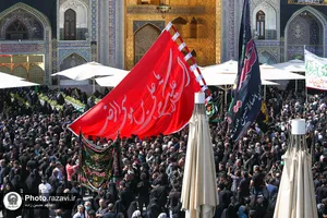 عزاداری شهادت امام رضا علیه السلام در حرم مطهر رضوی