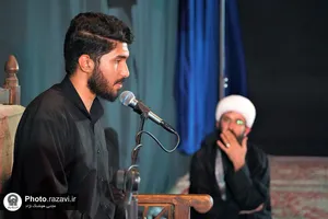 مجلس عزای حسینی در مدرسه امام رضا(ع)