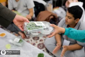 اعتکاف پسران نوجوان در حرم مطهر رضوی