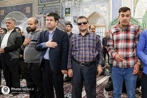 گرامیداشت روز عصای سفید در حرم مطهر رضوی