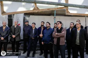 بازدید مسئولین حراست از پروژه های عمرانی