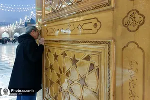 حال و هوای حرم مطهر رضوی در ایام میلاد امیرالمومنین علیه السلام