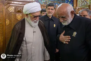 گرامیداشت اولین سالگرد شهادت آیت الله رئیسی در حرم مطهر رضوی