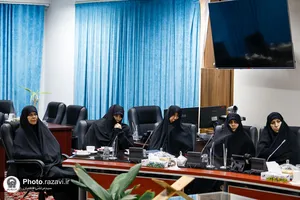 دیدار مدیر عالی حرم مطهر رضوی با فرمانده و نیروهای یگان حفاظت حرم مطهر رضوی در هفته بسیج