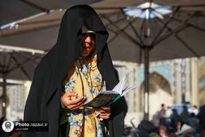 قرائت دعای عرفه در حرم مطهر رضوی-2