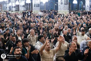 مراسم شب ولادت حضرت زینب(س) در حرم مطهر رضوی