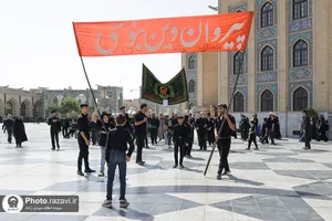 عزاداری عاشورای حسینی در حرم مطهر رضوی