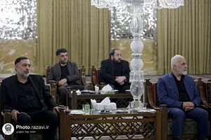 دیدار رئیس جمهور و جمعی از مسئولان کشوری و استانی با تولیت آستان قدس رضوی