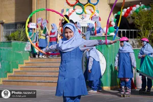 المپیاد ورزشی دانش&zwnj;آموزان دختر دبستان امام رضا علیه&zwnj;السلام