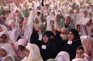 میزبانی حرم مطهر رضوی از ۴ هزار دختر روزه‌اولی در نخستین روز «مهمانی فرشته‌ها»