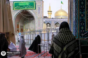 اعتکاف رجبیه خواهران در حرم مطهر رضوی