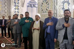 تشرف جمعی از کارشناسان دادگستری خراسان رضوی به حرم مطهر رضوی