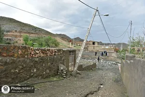 خسارت&zwnj;های ناشی از سیل در روستاهای شهرستان فریمان