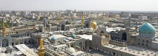 عکس با کیفیت : عکس هوایی از حرم مطهر رضوی