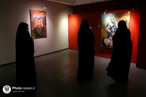 نمایشگاه آثار رویداد هنری &laquo;مِنَ القُدس اِلَی القُدس&raquo;