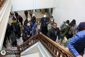 بازدید طلاب جامعه المصطفی از موزه آستان قدس رضوی