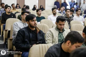 تجمع دانشجویان دانشگاه بین&zwnj;المللی امام رضا (ع) در اعتراض به جنایات رژیم صهیونیستی