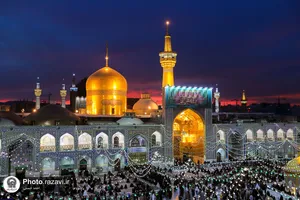 حال و هوای حرم مطهر رضوی در شب میلاد امام جواد علیه السلام