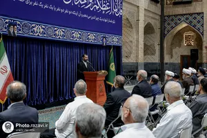 دیدار جمعی از آزادگان هشت سال دفاع مقدس با تولیت آستان قدس رضوی 