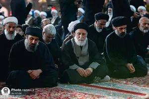 دومین شب مراسم بزرگداشت رهبر شهید انقلاب اسلامی از سوی رهبر معظم انقلاب
