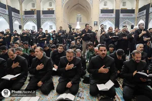 عزاداری حضرت اباعبدالله الحسین(ع) با حضور تولیت آستان قدس رضوی-3