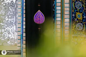 سیاهپوشی حرم مطهر رضوی بمناسبت فرا رسیدن ماه محرم