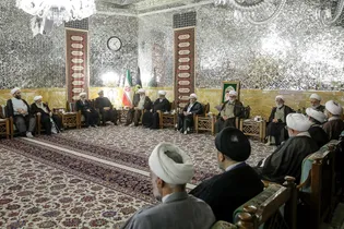 دیدار اساتید مدرسه «دارالعلم» با تولیت آستان قدس رضوی