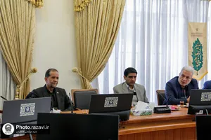 نشست صمیمانه کارکنان مرکز گزینش با قائم&zwnj; مقام تولیت آستان قدس رضوی