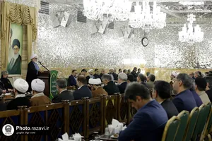 آیین تکریم و معارفه قائم&zwnj;مقام تولیت آستان قدس رضوی