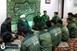 حضور تولیت آستان قدس رضوی در آسایشگاه خدمات فرش