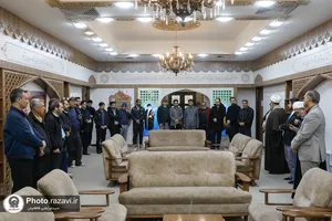 بازدید کارکنان آستان قدس از موسسات موقوفه خدمات زائر رضوی