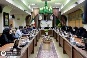 نشست خبری تشریح برنامه&zwnj;های نوروز 1402 حرم مطهر رضوی