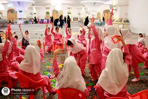 جشن ویژه نونهالان در حرم مطهر رضوی