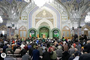 گرامیداشت روز عصای سفید در حرم مطهر رضوی