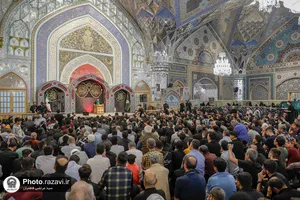 عزاداری دهه آخر صفر در رواق امام خمینی حرم مطهر رضوی