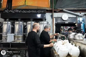 پذیرایی از زائران بارگاه منور رضوی در مواکب حسینی