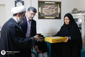 دیدار قائم&zwnj;مقام تولیت آستان قدس رضوی با خانواده جانباختگان حادثه معدن طبس