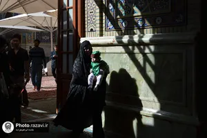 همایش "شیرخوارگان حسینی" در حرم مطهر رضوی-1