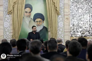 دیدار ستایشگران، شاعران آیینی و مسئولان هیئات مذهبی مشهد با تولیت آستان قدس رضوی