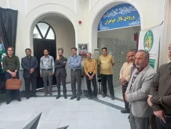 بازدید کارکنان شرکت قند تربت‌حیدریه از کتابخانه امام رضا (ع)