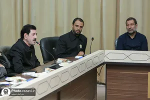 نشست هم&zwnj;اندیشی مواکب دهه آخر صفر حرم مطهر رضوی