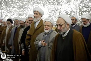 دیدار اساتید پیشکسوت حوزه علمیه مشهد با تولیت آستان قدس رضوی