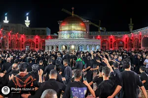 عزاداری هیأت مذهبی استان خوزستان در حسینیه حرم